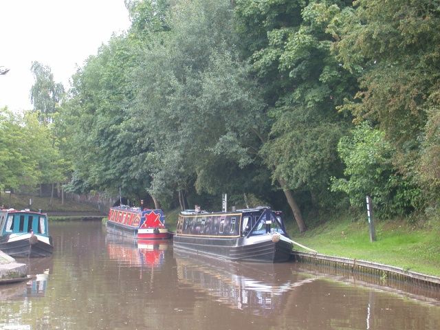 Moored outside the Shroppie Fly at Audlem