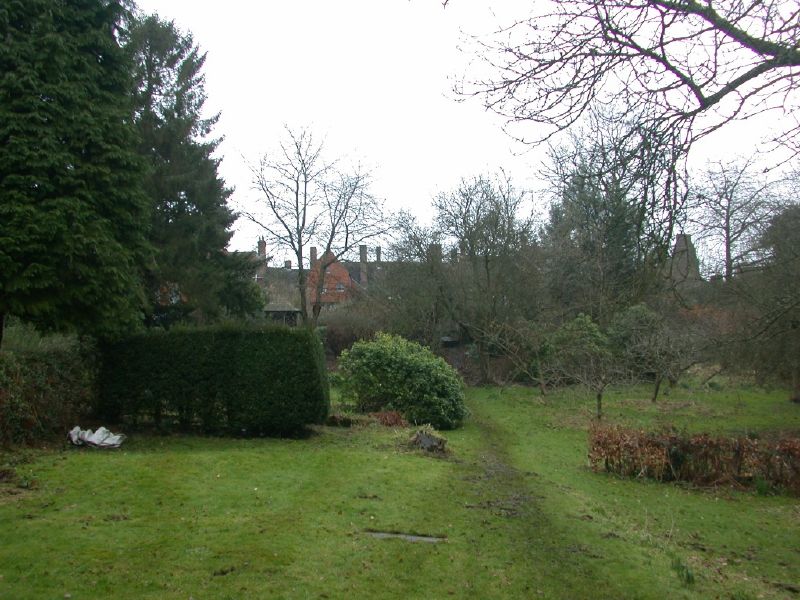 Part of the way down the long garden