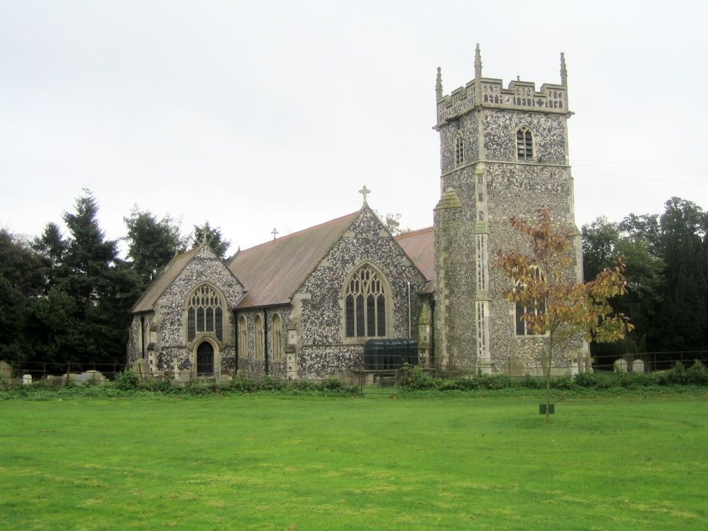 Nearby Woolverstone Church en route to Pin Mill