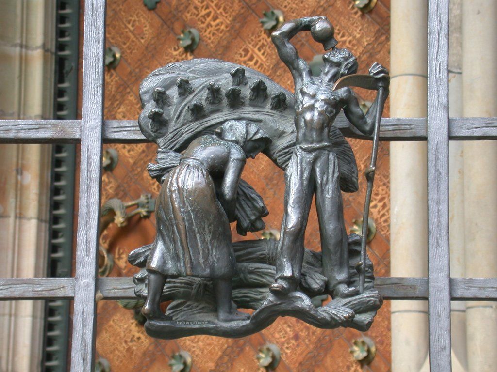 Ironwork on one of the Church gates