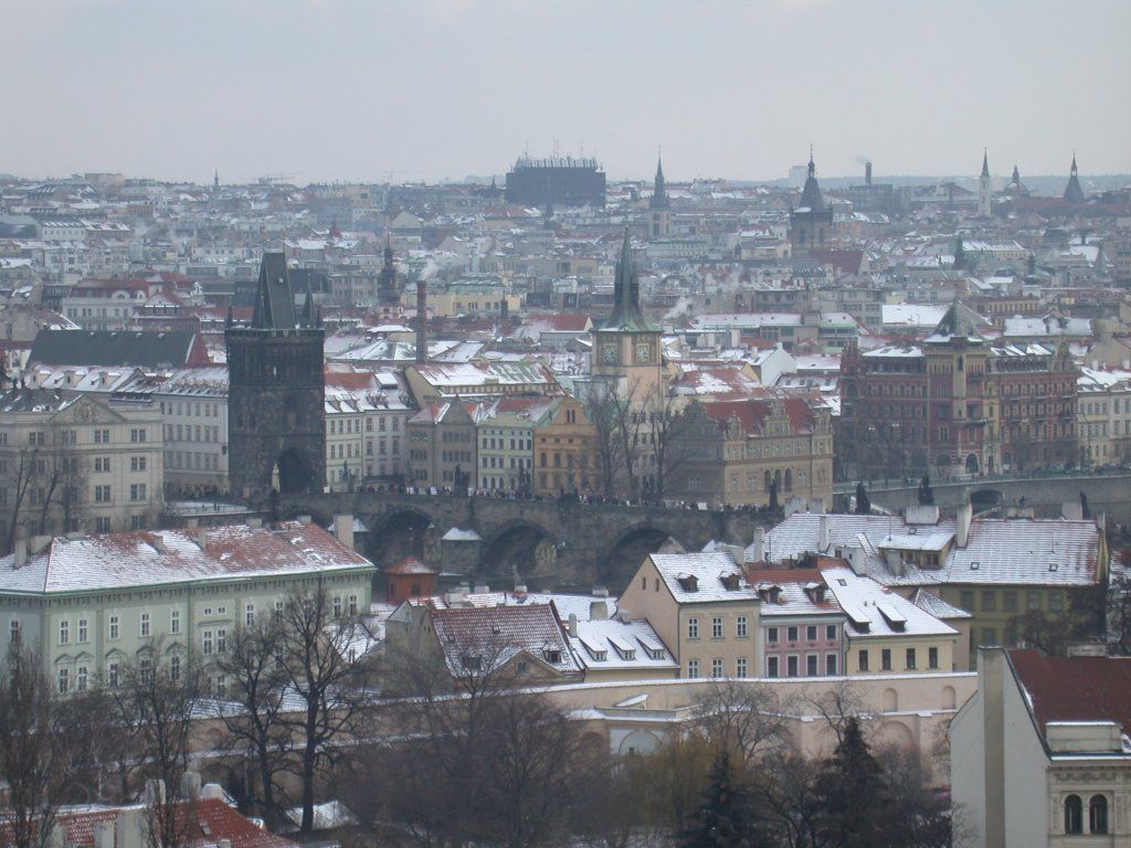 Charles Bridge from the Castle