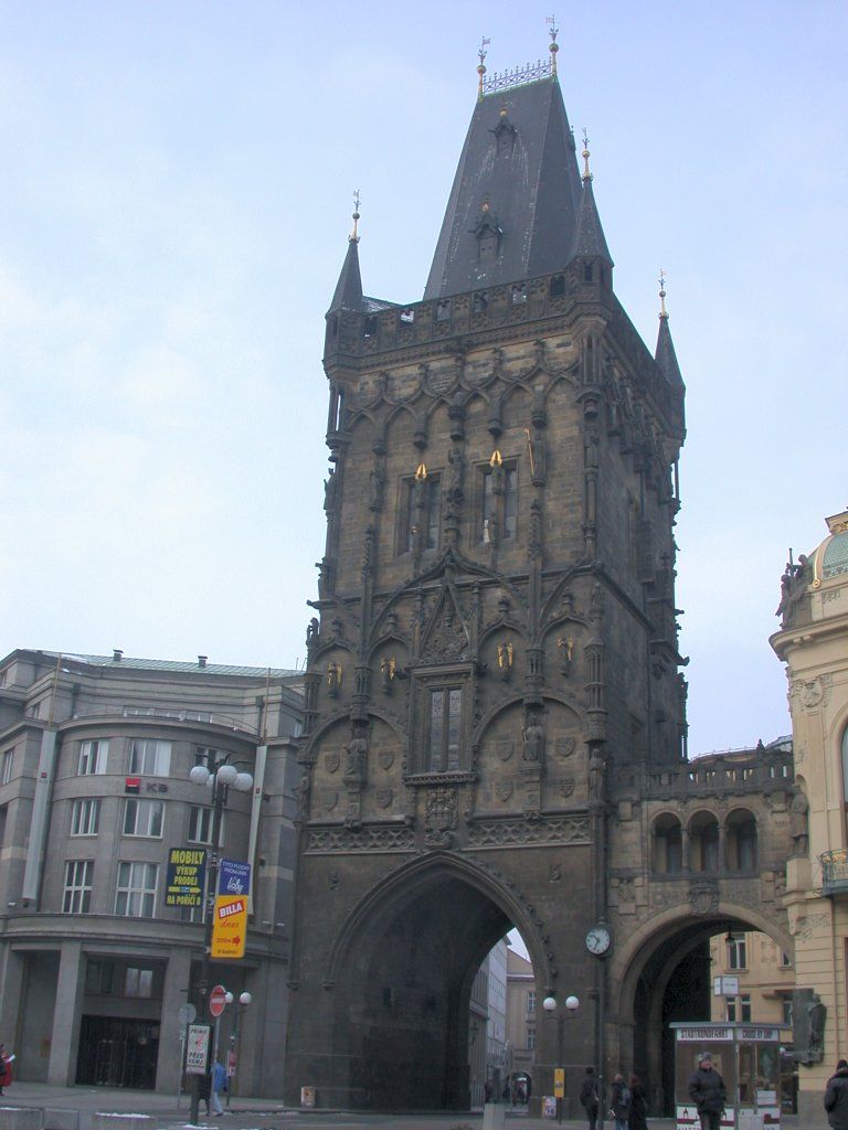 The Powder Tower close to our hotel