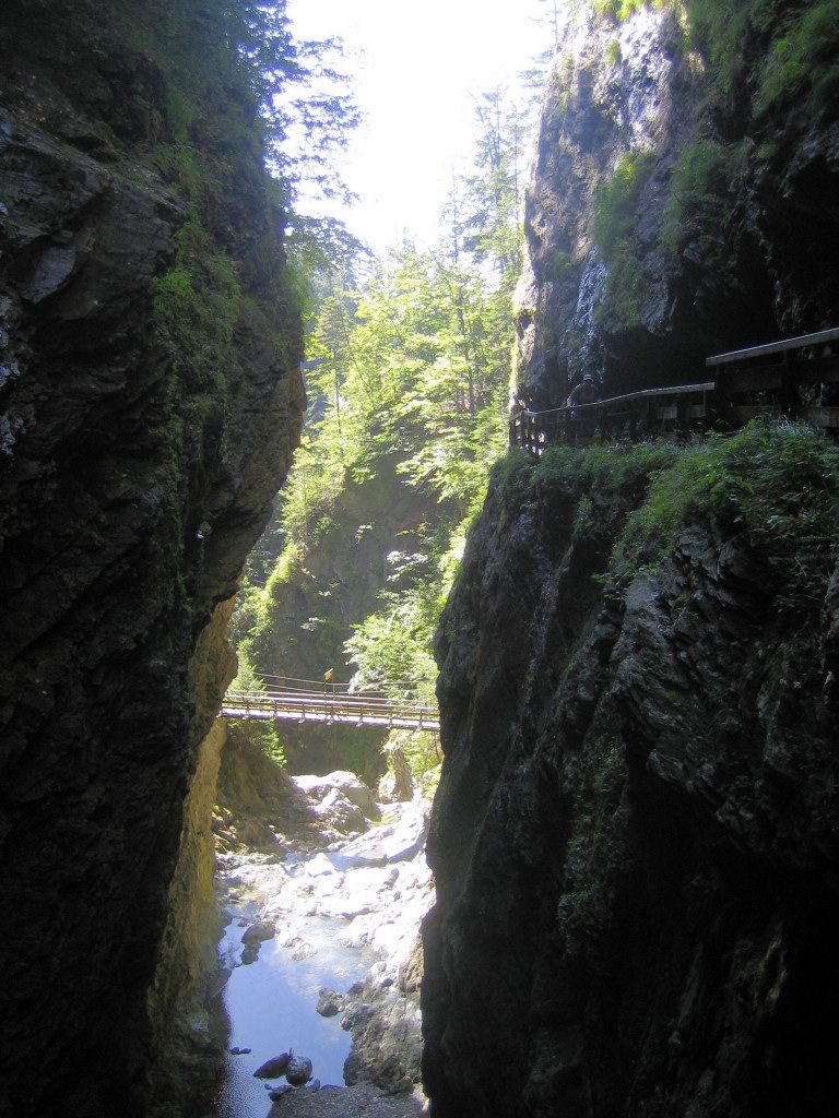 Les Gorges de la Diosaz (note path in distance)